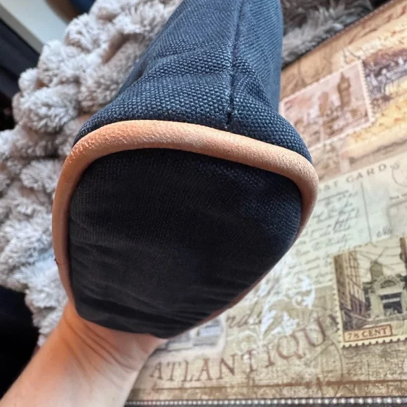 Hermes navy toile bolide pouch - Picture 3 of 8